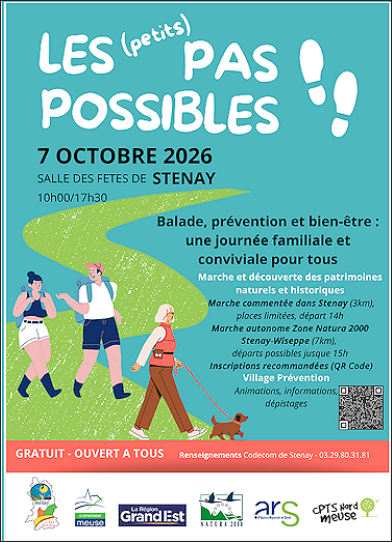 Les petits pas possible le 7 octobre à Stenay